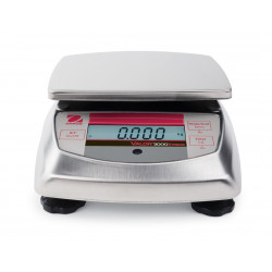 OHAUS Valor 3000 Xtreme V31X3 - 3000g x 0.5g stainless steel bench scale